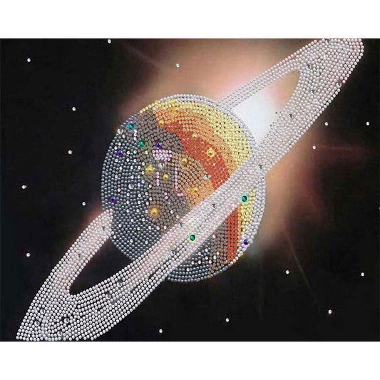 Planet - Special Shaped Drill Diamond Paiting 40*30CM