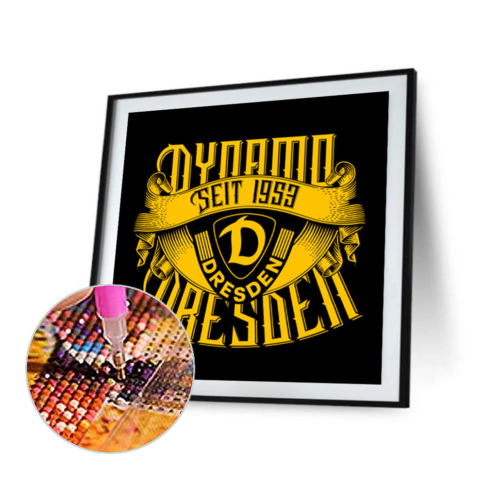 Team Logo - Full Round Drill Diamond Painting 40*40CM