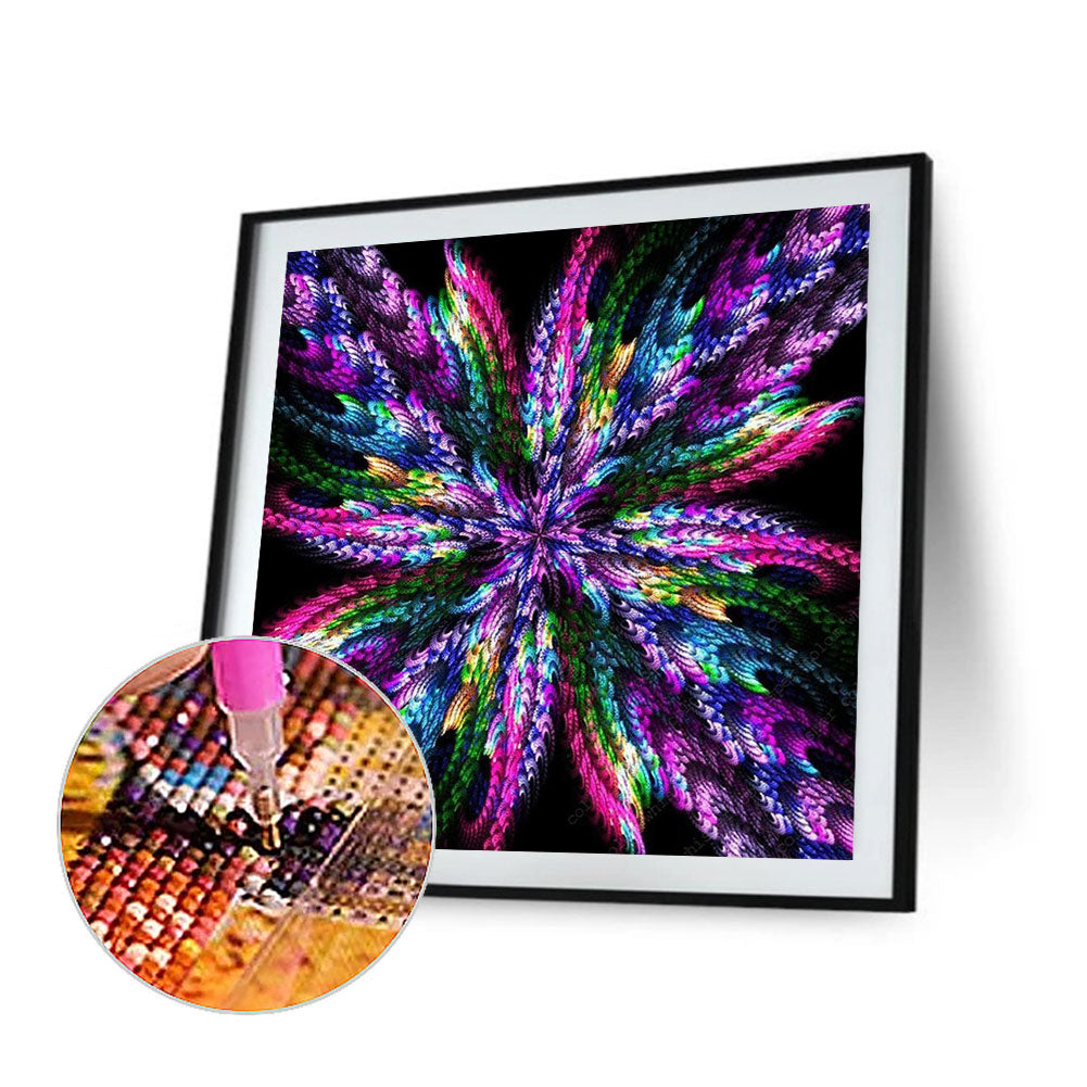 Fractal Art - Full Round Drill Diamond Painting 50*50CM