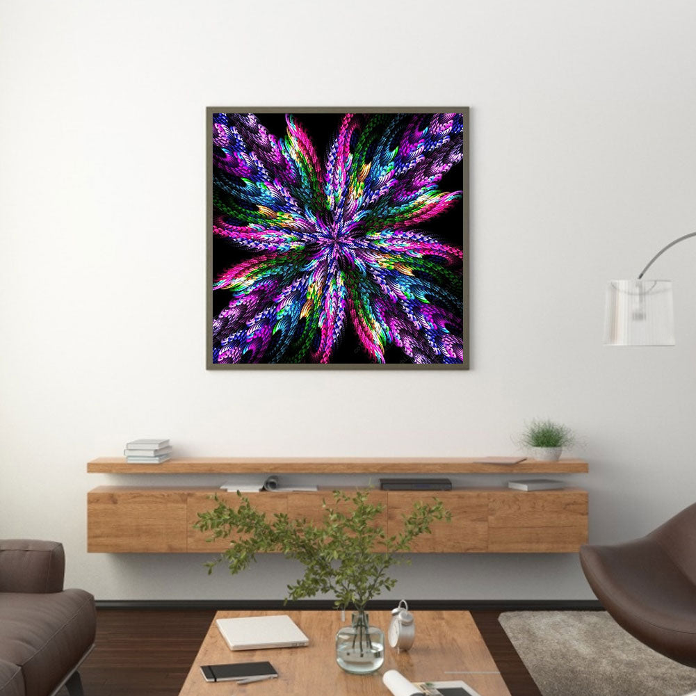 Fractal Art - Full Round Drill Diamond Painting 50*50CM