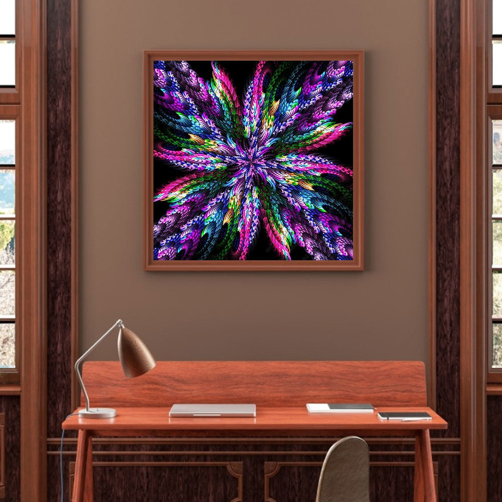 Fractal Art - Full Round Drill Diamond Painting 50*50CM