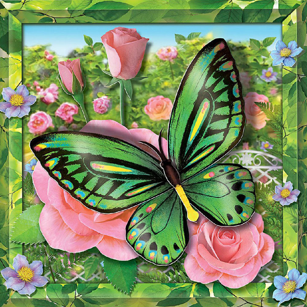 Pansies - Full Round Drill Diamond Painting 30*30CM