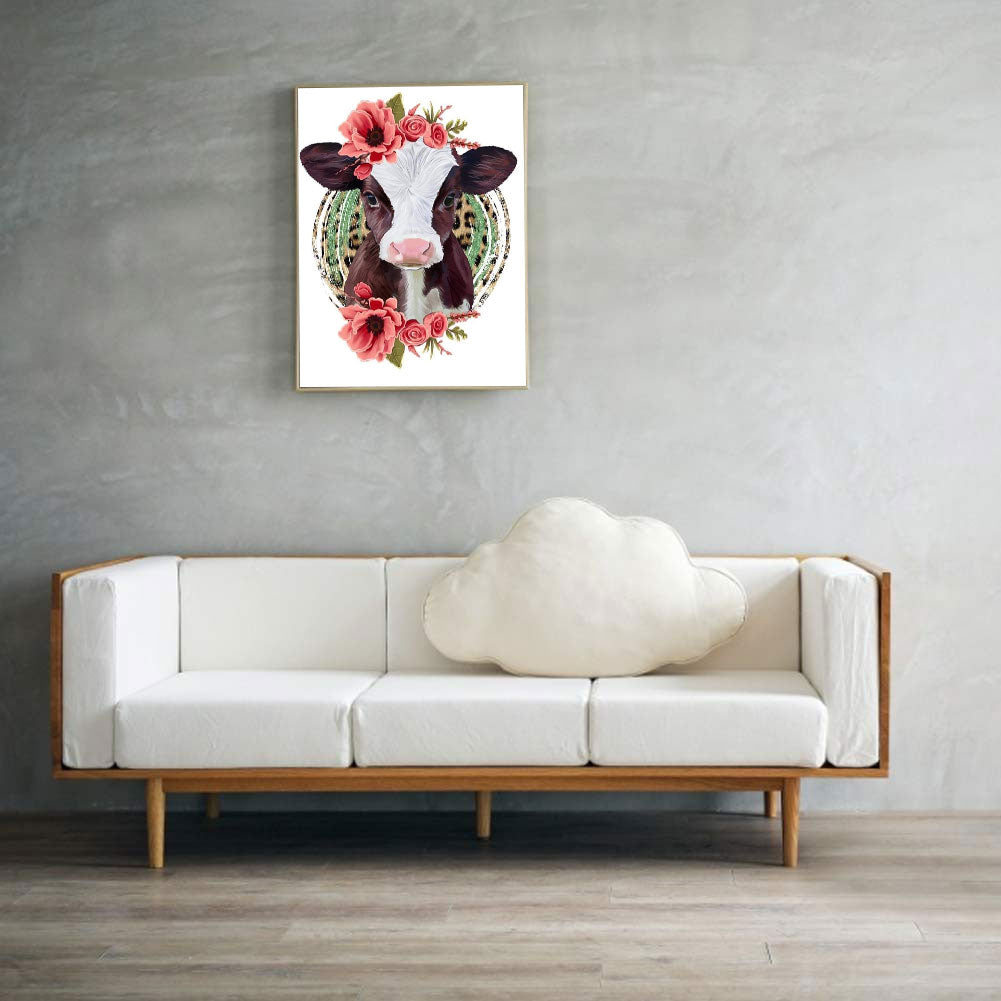 Cows - Full Round Drill Diamond Painting 30*40CM