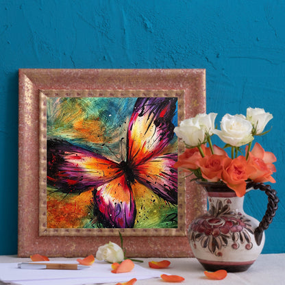 Butterfly - Full Square Drill Diamond Painting 30*30CM