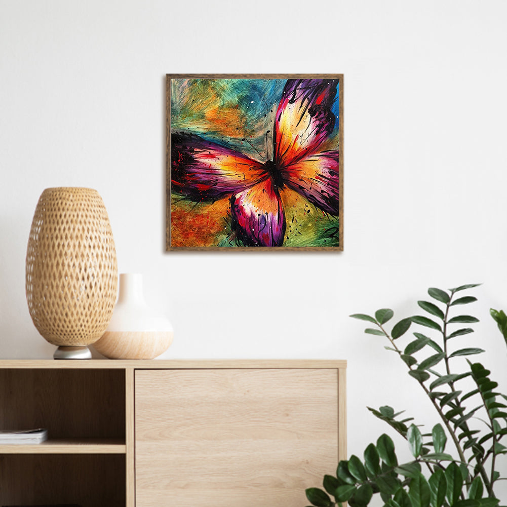 Butterfly - Full Square Drill Diamond Painting 30*30CM
