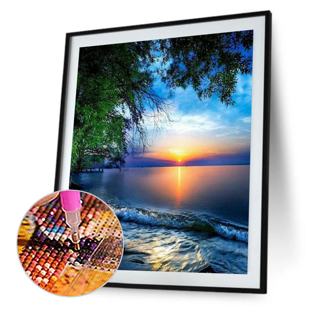 Sunset - Full Square Drill Diamond Painting 50*60CM