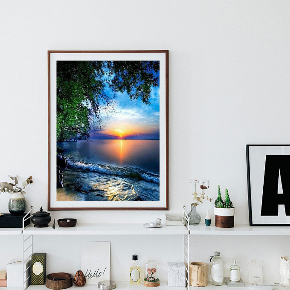 Sunset - Full Square Drill Diamond Painting 50*60CM