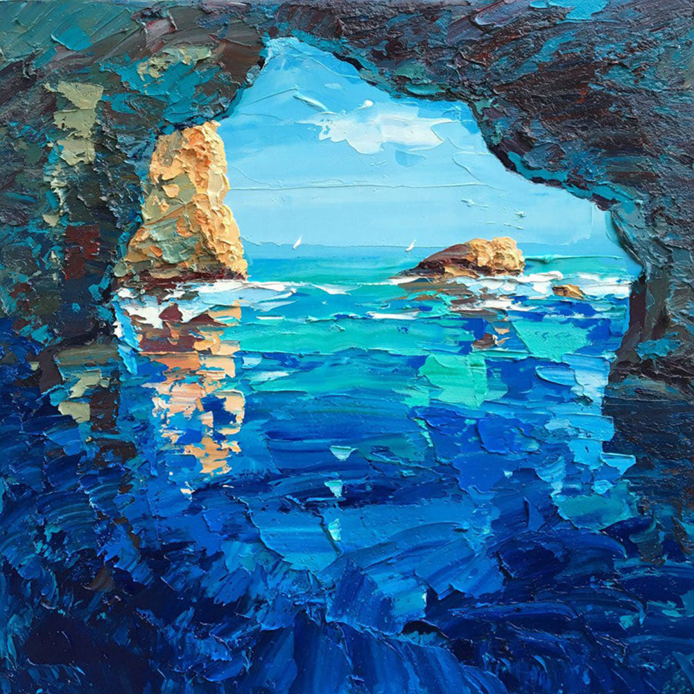 Ice Lake - Full Round Drill Diamond Painting 30*30CM