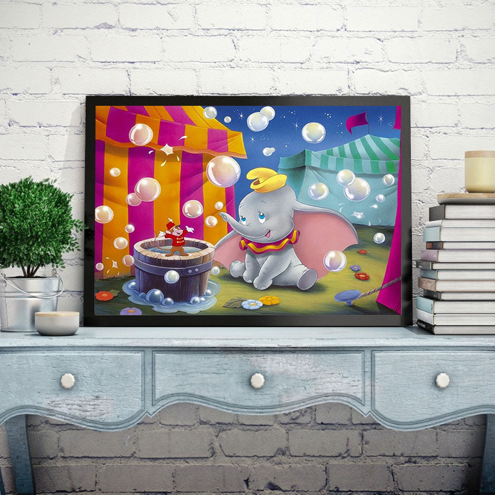 Elephant - Full Round Drill Diamond Painting 40*30CM