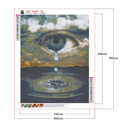 Eye Art - Full Round Drill Diamond Painting 40*50CM