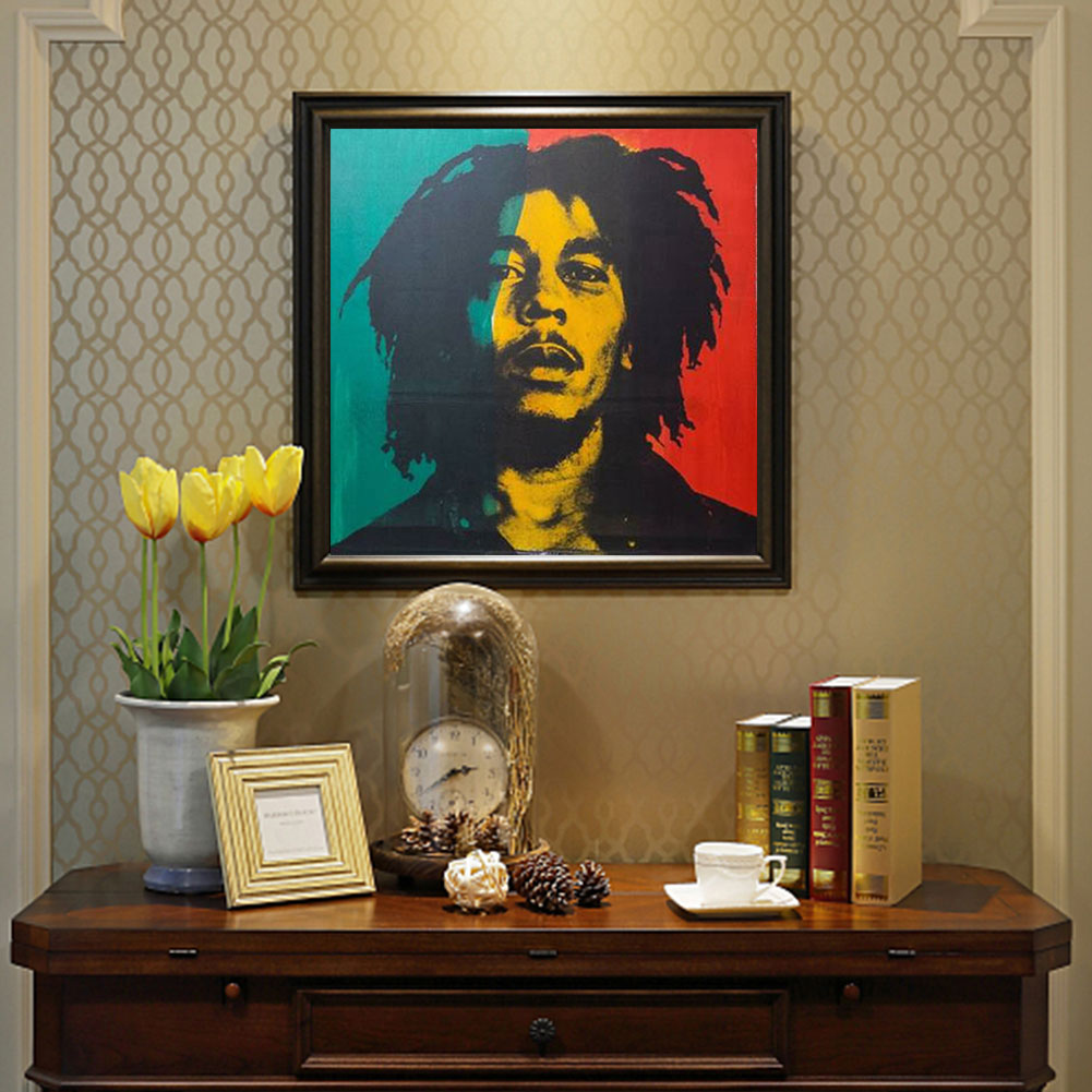 Bob Marley - Full Round Drill Diamond Painting 40*40CM