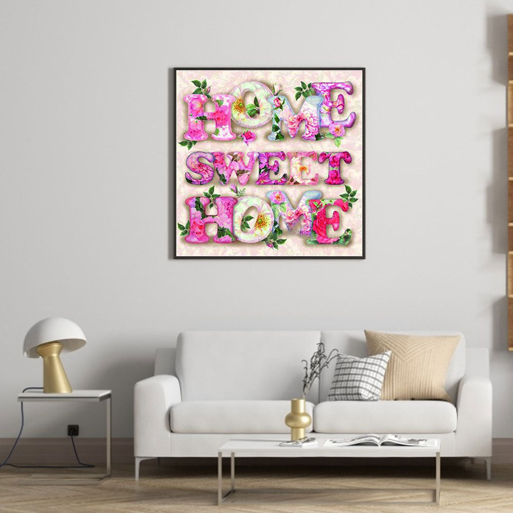 Calligraphy - Full Round Drill Diamond Painting 50*50CM
