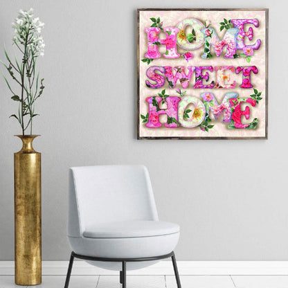 Calligraphy - Full Round Drill Diamond Painting 50*50CM