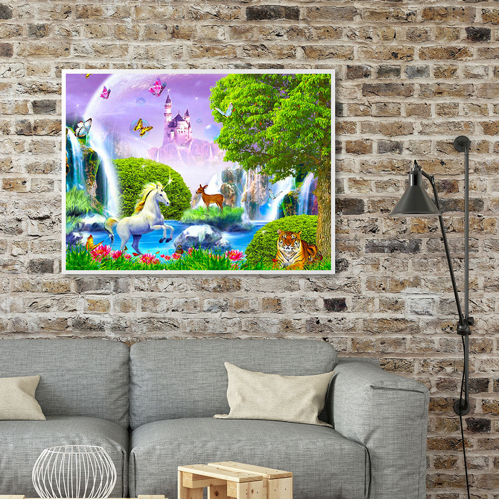 Fantasy Horse - Full Round Drill Diamond Painting 60*50CM