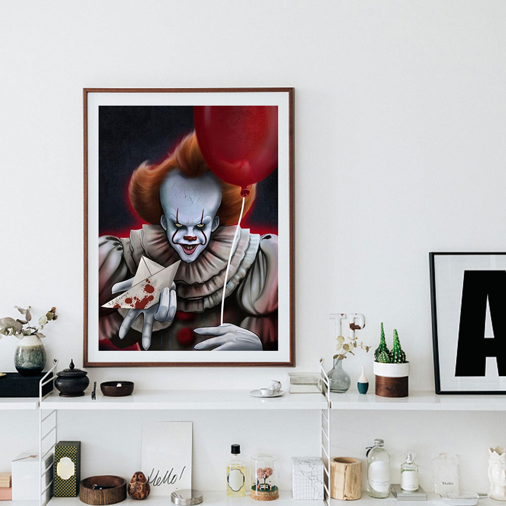 Clown - Full Round Drill Diamond Painting 40*50CM
