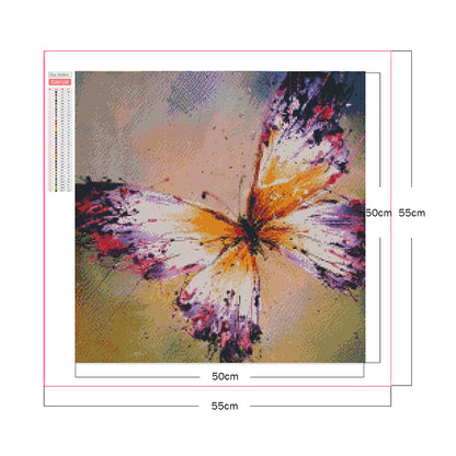 Butterfly - Full Square Drill Diamond Painting 50*50CM