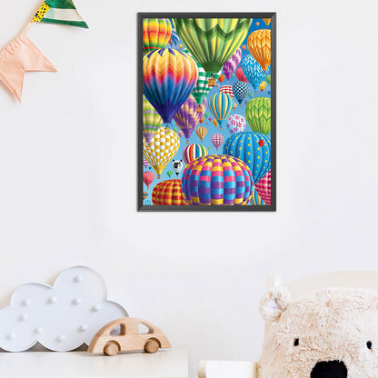 Hot Air Balloon - Full Round Drill Diamond Painting 40*60CM
