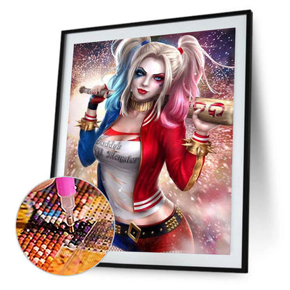 Harley Quinn - Full Round Drill Diamond Painting 40*50CM