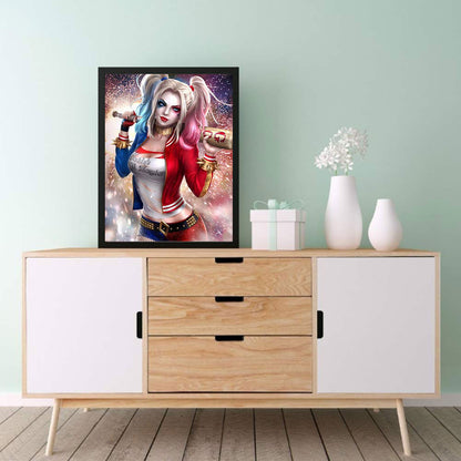 Harley Quinn - Full Round Drill Diamond Painting 40*50CM
