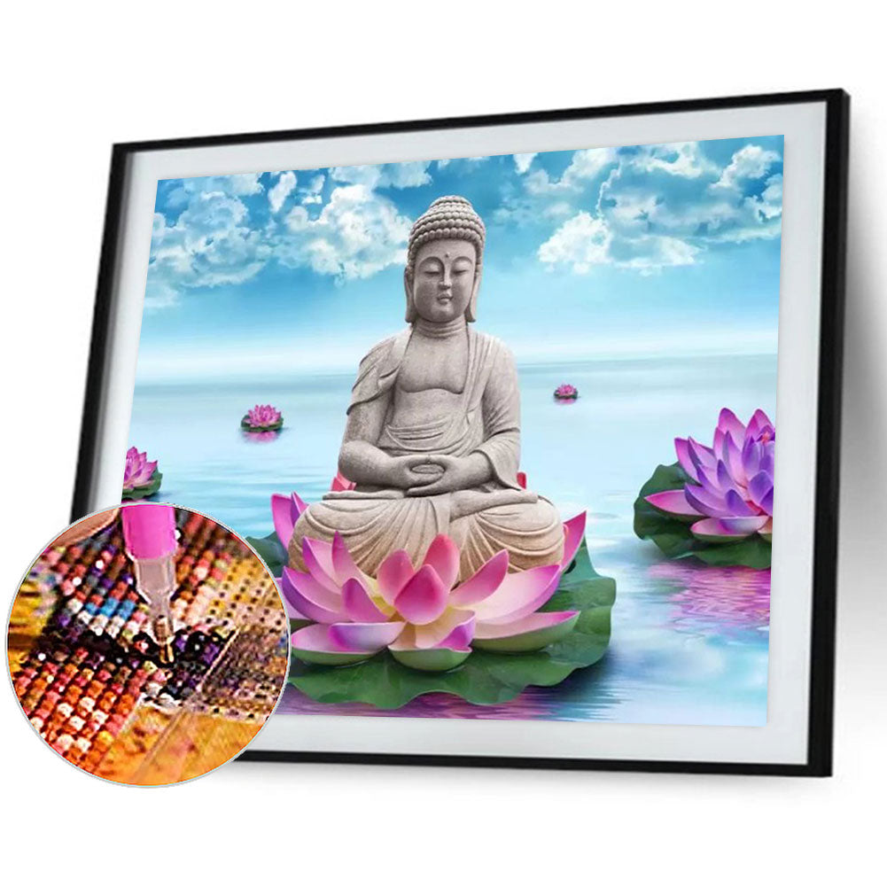 Buddha - Full Round Drill Diamond Painting 40*30CM