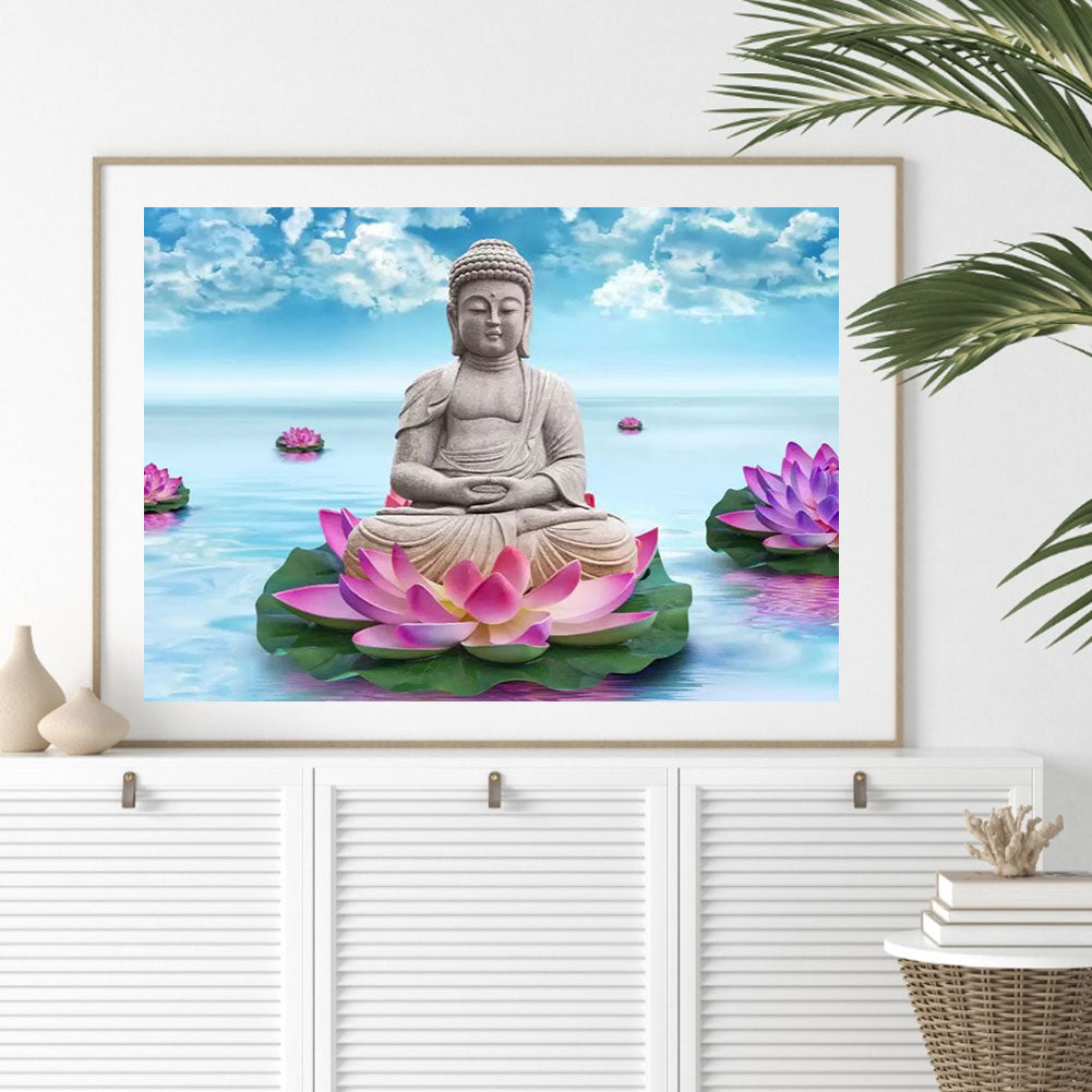Buddha - Full Round Drill Diamond Painting 40*30CM