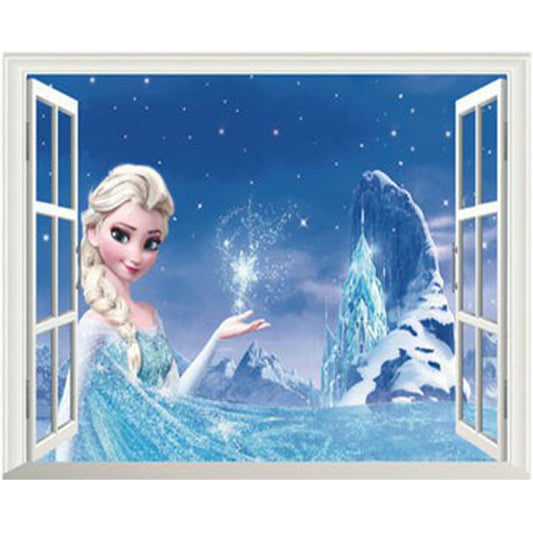 Frozen Outside The Window - Full Round Drill Diamond Painting 40*30CM
