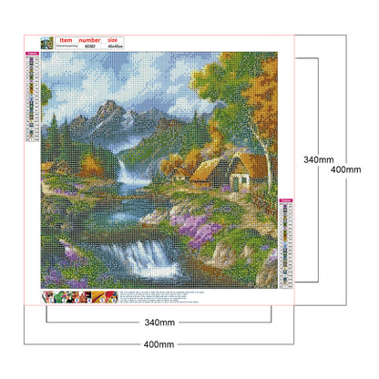 Houses - Full Round Drill Diamond Painting 40*40CM