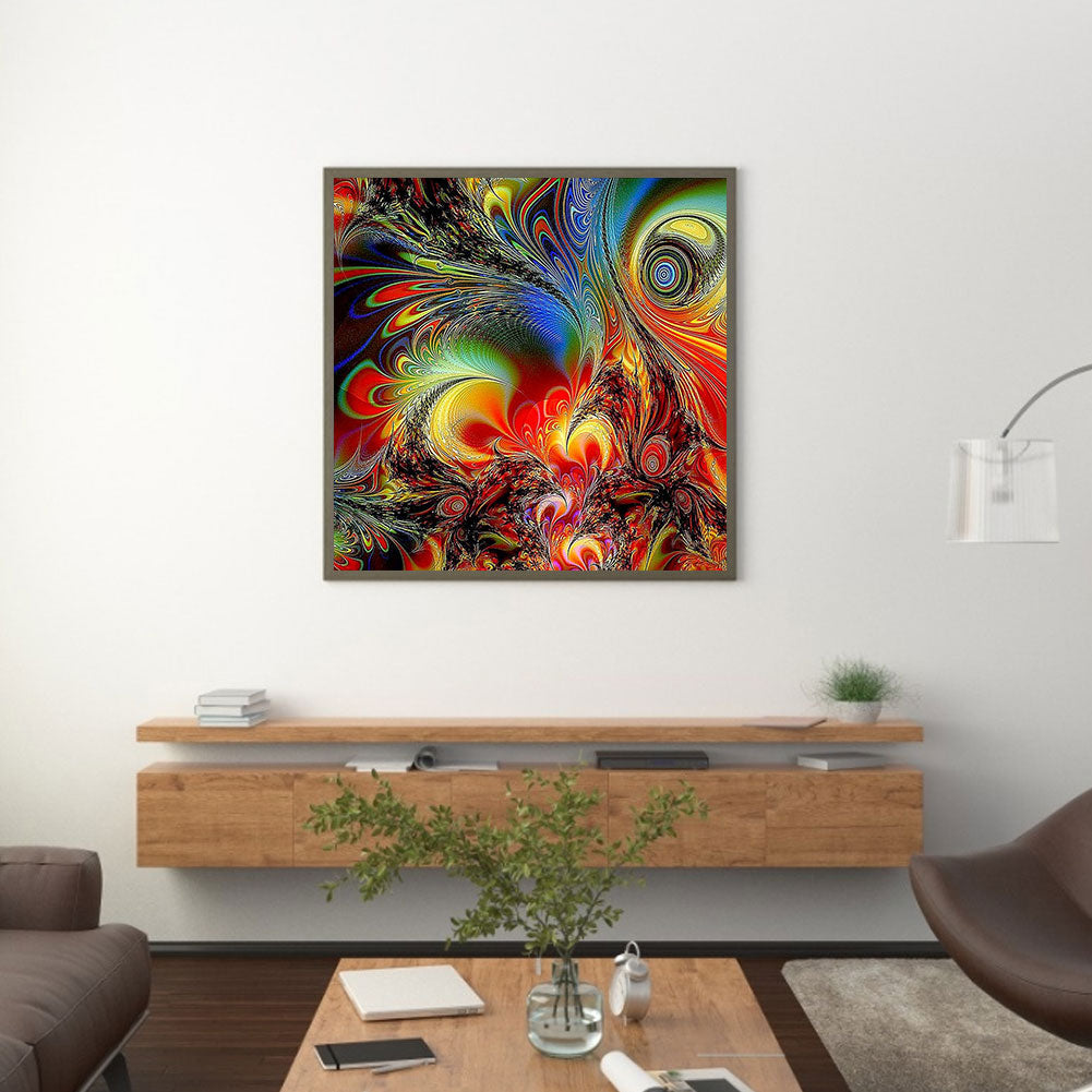 Fractal Art - Full Round Drill Diamond Painting 40*40CM