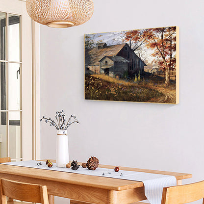 Country House - Full Round Drill Diamond Painting 40*30CM