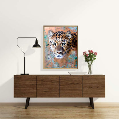 Leopard - Full Round Drill Diamond Painting 30*40CM