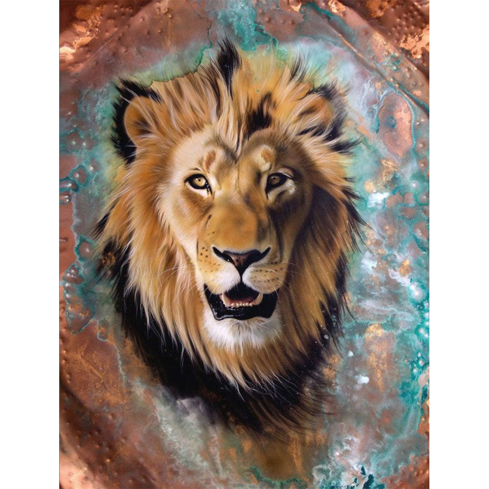 Lion - Full Round Drill Diamond Painting 30*40CM