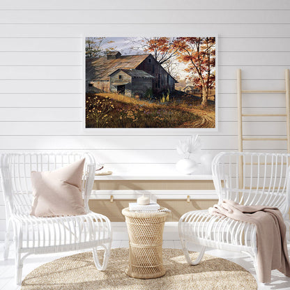 Autumn House - Full Round Drill Diamond Painting 60*50CM