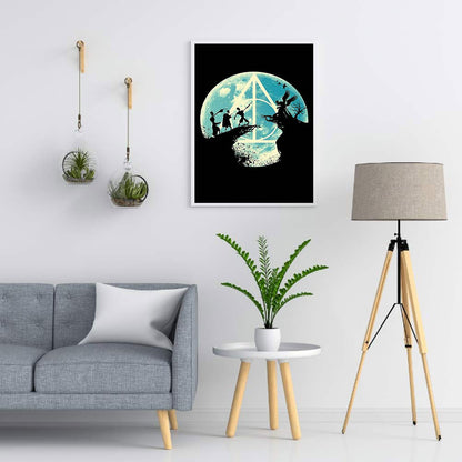 Silhouette - Full Round Drill Diamond Painting 30*40CM