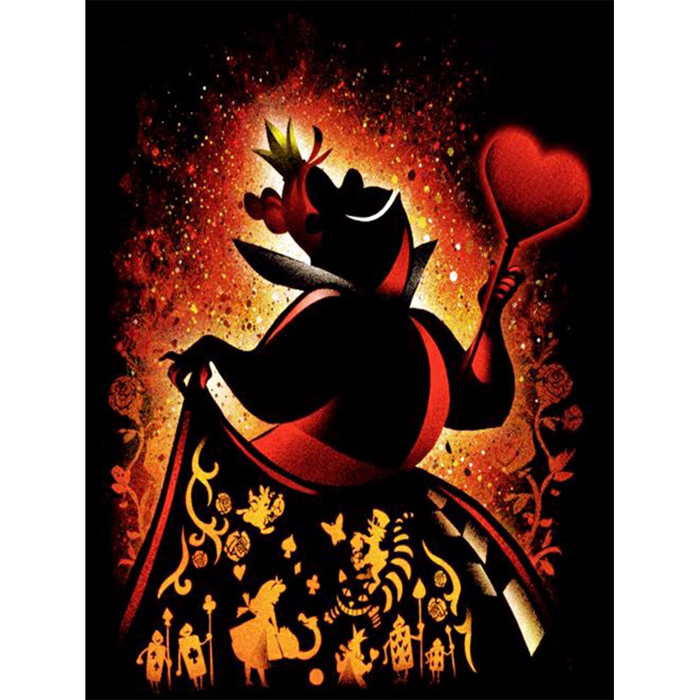 Silhouette - Full Round Drill Diamond Painting 30*40CM