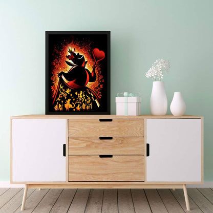 Silhouette - Full Round Drill Diamond Painting 30*40CM