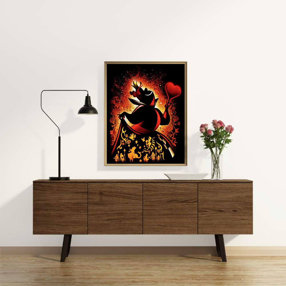 Silhouette - Full Round Drill Diamond Painting 30*40CM