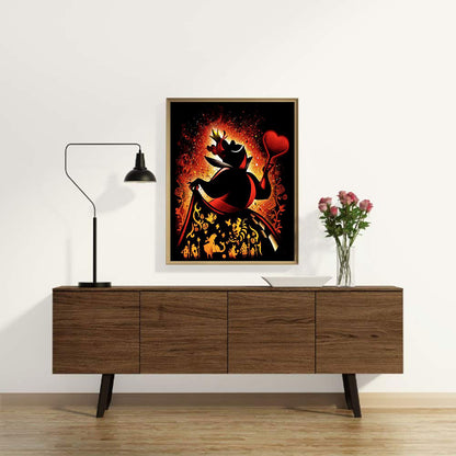 Silhouette - Full Round Drill Diamond Painting 30*40CM