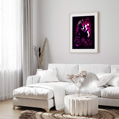 Silhouette - Full Round Drill Diamond Painting 30*40CM
