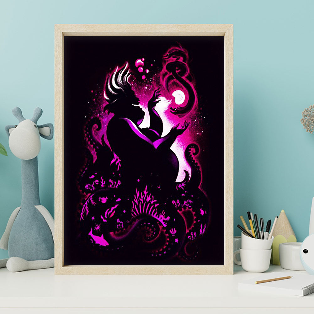 Silhouette - Full Round Drill Diamond Painting 30*40CM