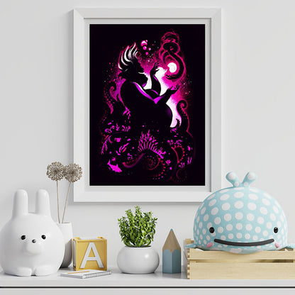 Silhouette - Full Round Drill Diamond Painting 30*40CM