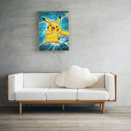 Pikachu - Full Round Drill Diamond Painting 30*40CM