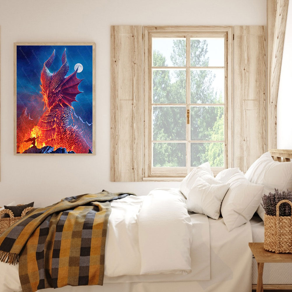 Dragon - Full Round Drill Diamond Painting 30*40CM