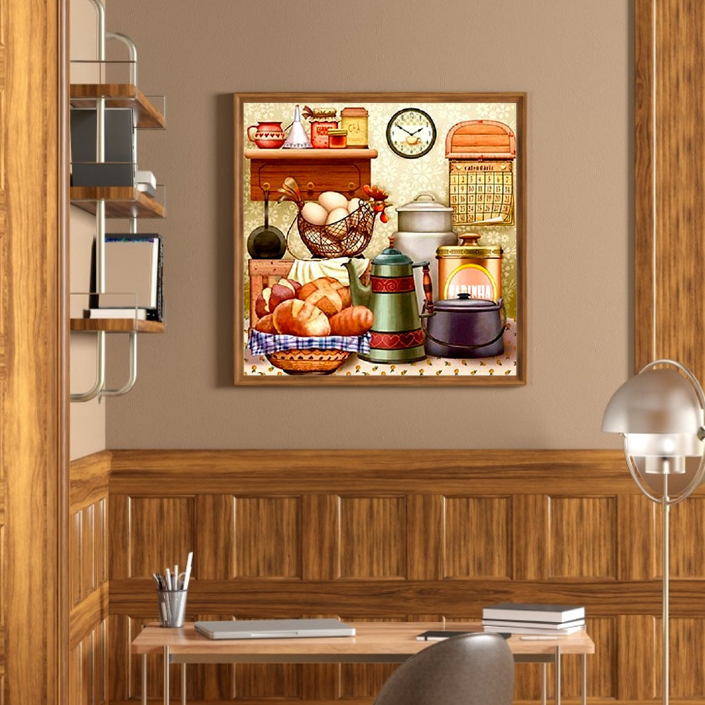 Kitchen Supplies - Full Round Drill Diamond Painting 40*40CM