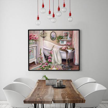 Tub - Full Round Drill Diamond Painting 50*40CM