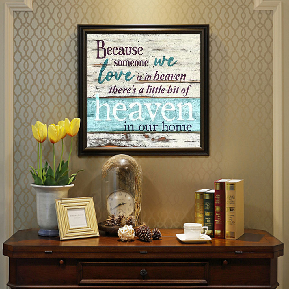 English Alphabet - Full Round Drill Diamond Painting 50*50CM