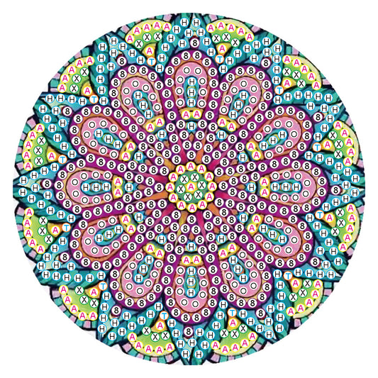 DIY Diamond Painting Mandala Round Coaster Cup Table Placemat Home Decor