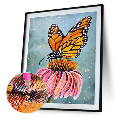 Butterfly - Full Round Drill Diamond Painting 30*40CM