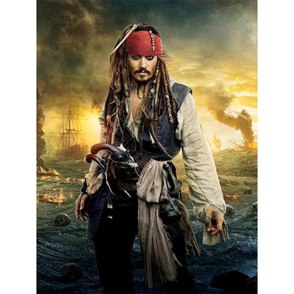 Captain Jack - Full Round Drill Diamond Painting 30*40CM