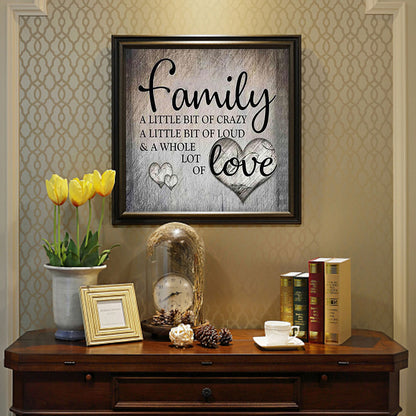 English Calligraphy And Painting - Full Round Drill Diamond Painting 50*50CM
