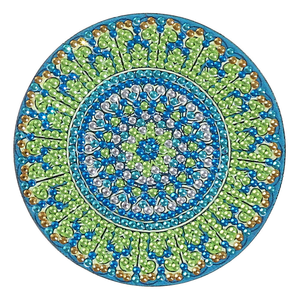 Diy Art Decor Datura Pattern 10x10x0.5cm Painting Decor Cross-stitch Home Decor